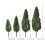 24St Plastic Mini Groen Voor Realistisch Model Landschap Decor 11