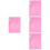 4St Herbruikbare Diamond Art Bewaarmap Roze Plastic 7