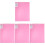 4St Herbruikbare Diamond Art Bewaarmap Roze Plastic 3