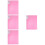 4St Herbruikbare Diamond Art Bewaarmap Roze Plastic 8