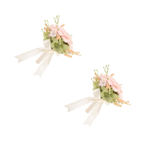 Simulierter Blumenstrauß Weiß Hochzeit 2