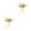 Simulierter Blumenstrauß Weiß Hochzeit 9
