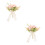 Simulierter Blumenstrauß Weiß Hochzeit 4