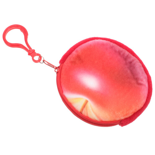 2St Rood Cartoon Sleutelhanger Portemonnee Fruit Pouch Mini 1