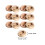 12Paren Lichtbruine Closet Pole Houder Closet Rod Support 8