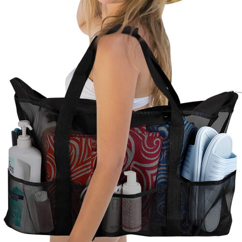 Zwarte Duurzame Koeltas Mesh Picknick En 2