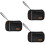 3St Draagbare Kabel Organizer Tas Zwart Digitale Accessoires Opslag 5