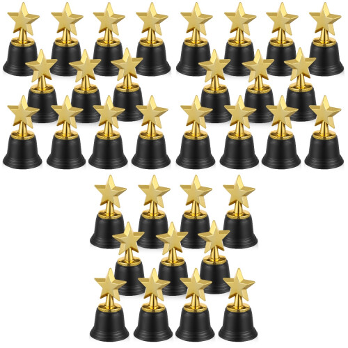 60Pièces Mini Trophées En Étoile 5 Points Cadeau Enfants 2