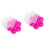 2St Siliconen Vriezer Tray Roze Babyvoeding Bewaarcontainer 7- 4