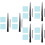 6Sets Professionele Ring Meetlint Zwart Us Maat Ringmaatmeter 5