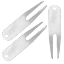 15St Roestvrijstalen Golf Divot Tool Voor Grasonderhoud