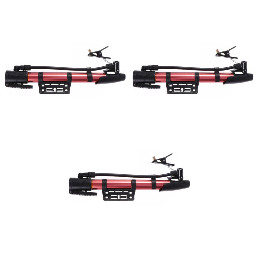 3St Compacte Fietspomp Met Slot En Multifunctionele Ventielen 2