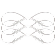 18Stk Nylon Waschmaschinenbürsten Mit Kunststoffgriff Weiß,