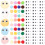 5Sets Mini Pom Poms Met Speelse , Perfect Voor Creatieve Projecten 1
