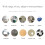 2Sets Duurzame PVC Afvalcontainer Stickers Voor Thuis En Kantoor 4