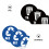 2Sets Duurzame PVC Afvalcontainer Stickers Voor Thuis En Kantoor 5