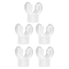 10St Transparante PVC Snorkel Mondstuk Voor Duik- En Snorkeluitrusting