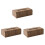 3St Tissue Box Bruin Decoratief Voor Desktop En Woonkamer 8