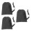 3St Verwarmde Grijze Beanie Winter Draagbaar 7