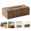 3St Tissue Box Bruin Decoratief Voor Desktop En Woonkamer 9