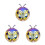 3St Auto Luchtvent Clip Ladybug St+ Aromatherapie 5