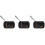 3St Draagbare Kabel Organizer Tas Zwart Digitale Accessoires Opslag 3