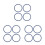 12St Auto Ventieldoppen Set Met Strass Rhinestone, Duurzaam Multikleur 4