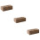 3St Tissue Box Bruin Decoratief Voor Desktop En Woonkamer 2