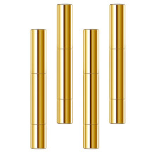 8St Aluminium Nail Oil Pen Gouden Cosmetische Tube Met Borstel