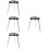 4St Multifunctionele Zwarte Lab Tripod Voor Chemie 8