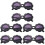 6St Anti-Uv Kinderbril Zwart Party Mode Accessoire 2
