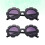 6St Anti-Uv Kinderbril Zwart Party Mode Accessoire 10