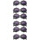6St Anti-Uv Kinderbril Zwart Party Mode Accessoire 8