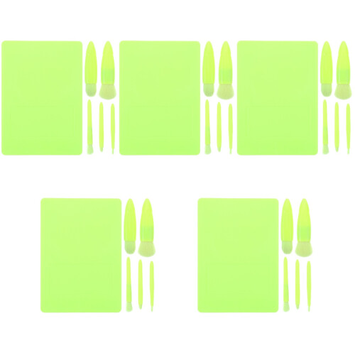 5Sets Kleine Make-Upborstel Set Voor Poeder, Lippen En 2