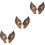 3Paren Zwarte Cosplay Ooren Materialen Elf Oor Props 6