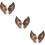 3Paren Zwarte Cosplay Ooren Materialen Elf Oor Props 10