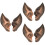 3Paren Zwarte Cosplay Ooren Materialen Elf Oor Props 7