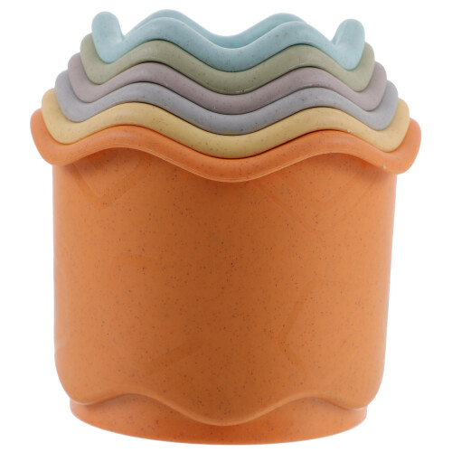 5Sets Stapelbare Beker Konijnen Multi-Color Plastic Voerhouder 1