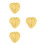 4St Blad in Goud Voor Fruit, Sieraden En Snacks 4