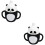 2St Ergonomische Siliconen Baby Drinkbeker Met Handgrepen Multi 6