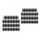 100St Pijl Nock Covers Zwart Plastic Voor Professionele Boogschutters 4