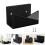 2Sets Desktop Brievenhouder Acryl Zwart Voor Postkaarten En Documenten 11