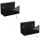 2Sets Desktop Brievenhouder Acryl Zwart Voor Postkaarten En Documenten 8