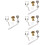 4St Universele Trombone Drain Clique Montage Met 8