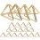 100St Gouden Aluminium Papierclips Driehoekig Decoratief & Functioneel 1