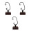 3St Multifunctionele Horlogehouder Van Walnoothout Elegant En Stevig 8