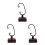 3St Multifunctionele Horlogehouder Van Walnoothout Elegant En Stevig 6