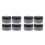 8St Universele Wasmachine Verhogers Plastic Antislip Grijs 7
