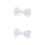 2St Wit Verstelbare Bow Tie Polyester Zijde Met Luxe 7