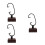 3St Multifunctionele Horlogehouder Van Walnoothout Elegant En Stevig 5
